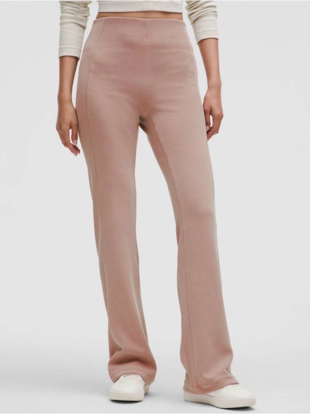 Lululemon Ribbed Softstreme Flared Pant *Regular - Twilight Rose